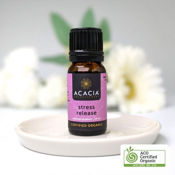 Stress Release Certified Organic Essential Oil Blend 10mL