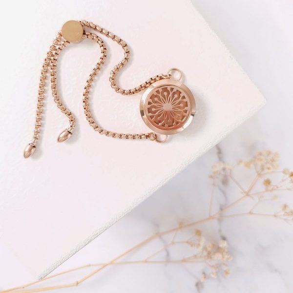 Diffuser Bracelet Joy– Rose Gold (20mm Locket)