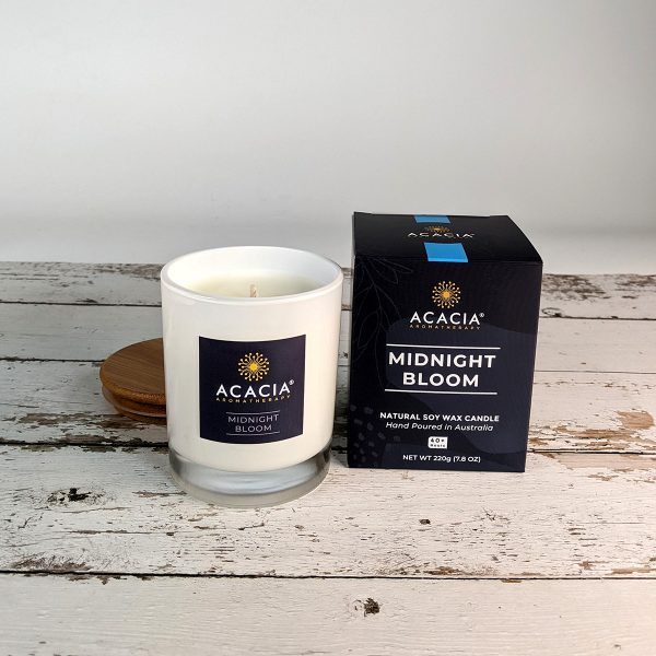 Midnight Bloom Natural Soy Wax Candle 220g