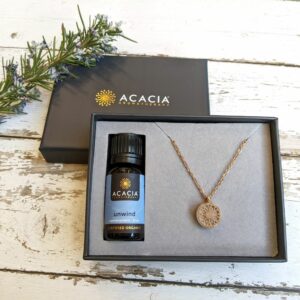 Jewellery And Oil Gift Box Blue
