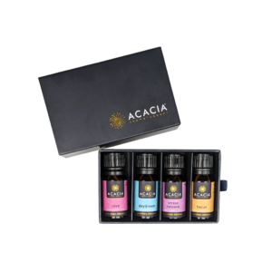 Oil Gift Box Blue Drawer 4 Oils